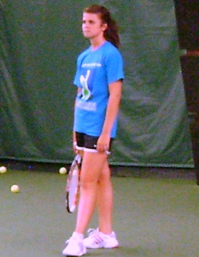 Kelsey at Indoor clinic