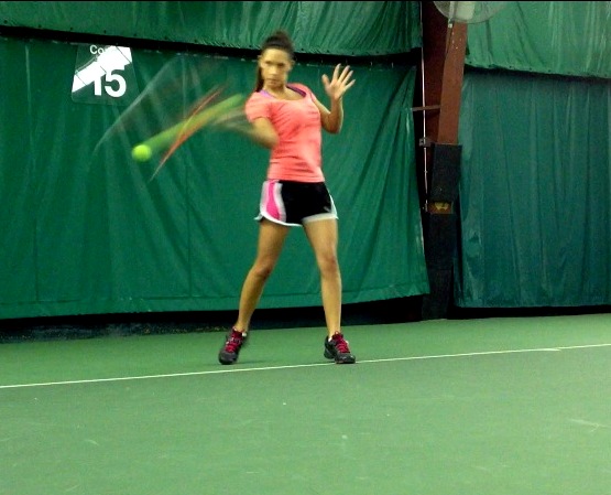 The semi-open stance in the hitting phase - the strike zone!