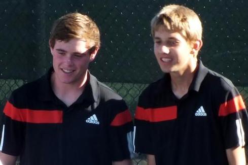 Patrick McAuley and Will Reifeis out of IRC won State doubles 