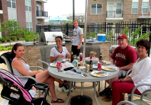 Nicola and Sean and family visited Indy in August