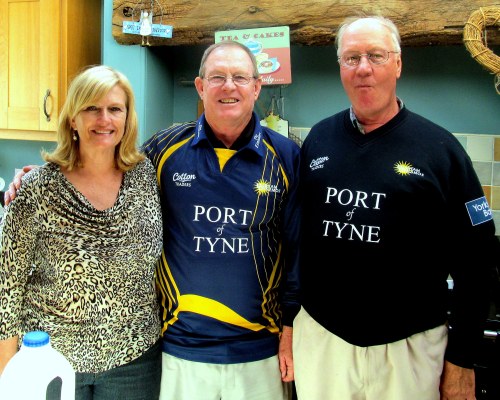 Des with Lorna and Kev in Durham