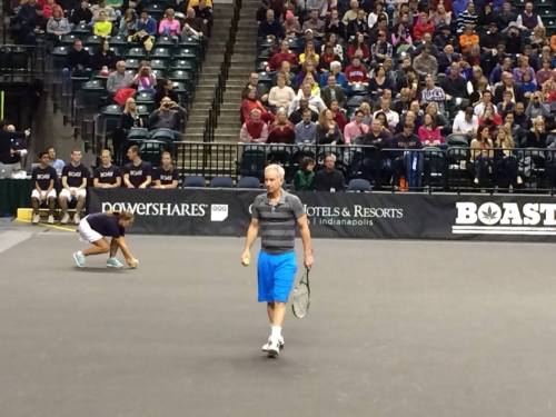 Johnny Mac entertained the crowd as usual