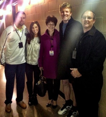 Meeting USA Davis Cup captain Jim Courier