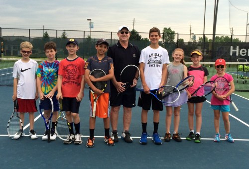 Des with his middle school clinic