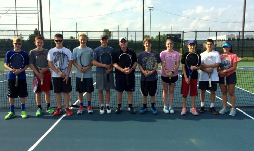 Des' high school group at Heritage