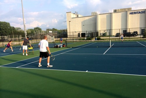 Summer action in the evenings