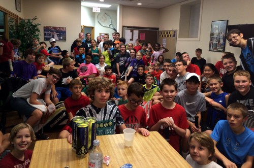 A full house at Des's junior challenge night