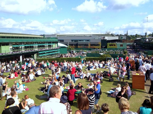 Huge crowds watch the championships each day