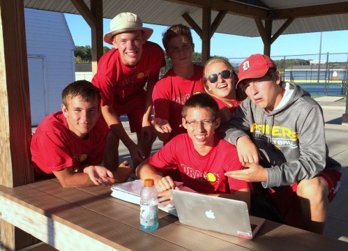 The Seniors with Manager Kenna at Delta