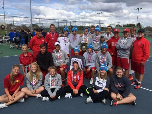 The Dragon Varsity, J.V. teams and our lady Managers at the County Championship